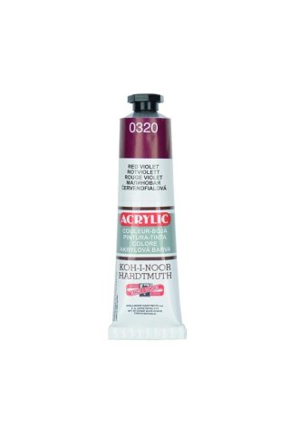 FARBY AKRYLOWE BORDOWE W TUBIE 40ML KOH-I-NOOR 162730