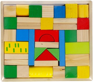 KLOCKI DREWNIANE KOLOROWE TACKA MEGA CREATIVE 482399
