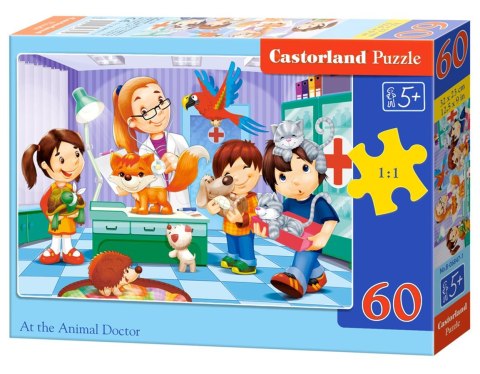 PUZZLE 60 ELEMENTÓW AT THE ANIMAL DOCTOR CASTORLAND B-06847