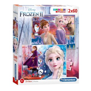 PUZZLE 2X60 ELEMENTÓW FROZEN 2 CLEMENTONI 21609 CLEMENTONI