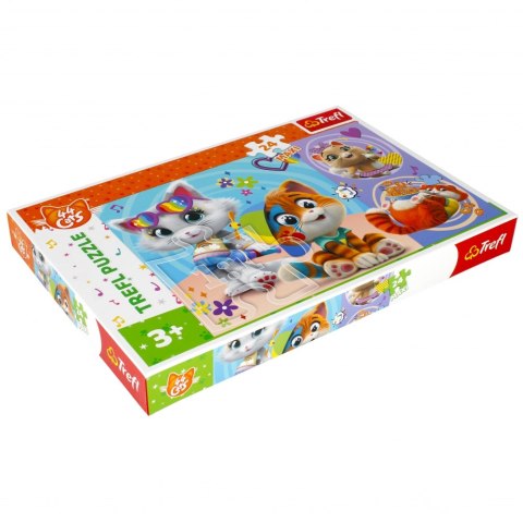 PUZZLE 24EL MAXI WESOŁE KOTKI PUD TREFL 14350 TREF TREFL