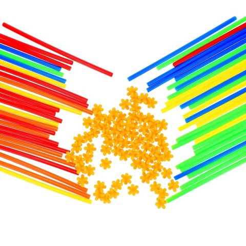 KLOCKI KONSTRUKCYJNE SŁOMKI 108 ELEMENTÓW MEGA CREATIVE 474340