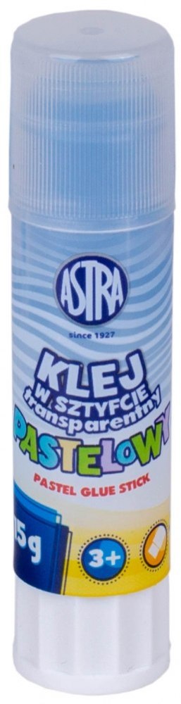 KLEJ W SZTYFCIE 15G TRANSPARENT PASTELOWY PUD A 24 ASTRA 401121001