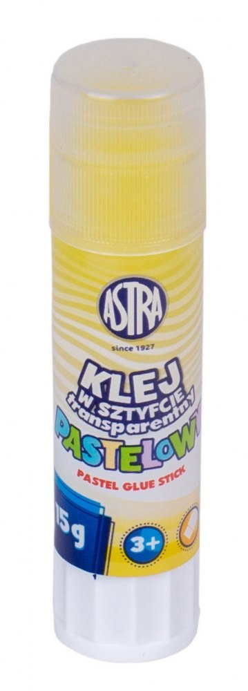 KLEJ W SZTYFCIE 15G TRANSPARENT PASTELOWY PUD A 24 ASTRA 401121001