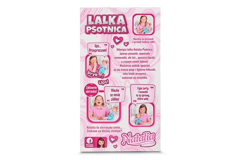 LALKA B/O 36CM NATALIA PSOTNICA PLPL WB ARTYK 122156 ART ARTYK ZABAWKI LALKA B/O 36CM NATALIA PSOTNICA PLPL WB ARTYK 122156 ART ARTYK ZABAWKI