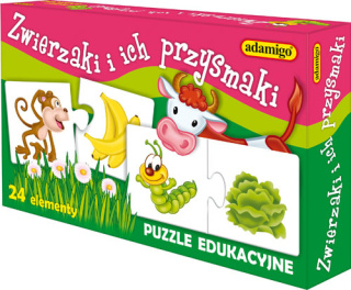 GRA ZWIERZAKI I ICH PRZYSMAKI ADAMIGO 6519