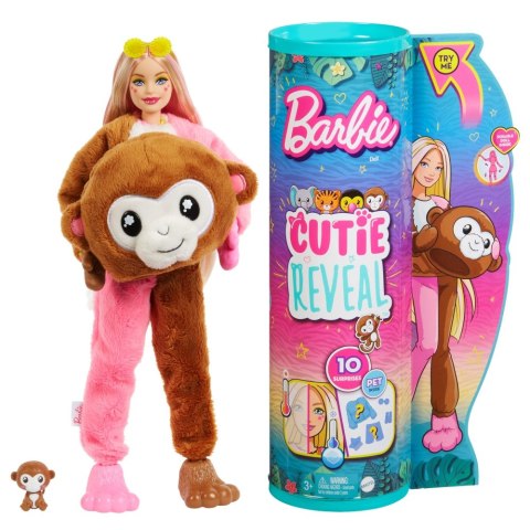 BRB CUTIE REV DZUNGLA LALKA MALPKA HKR01 WB4 MATTEL