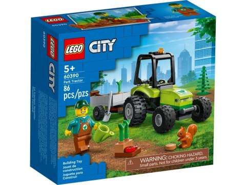 KLOCKI KONSTRUKCYJNE CITY TRAKTOR W PARKU LEGO 60390 LEGO