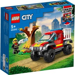KLOCKI KONSTRUKCYJNE CITY WÓZ STRAŻACKI 4X4 LEGO 60393 LEGO