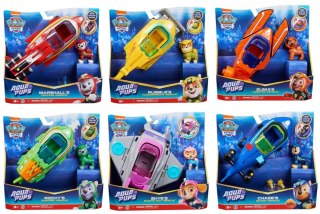 PAW PATROL AQUA POJAZDY TEMATYCZ AST 6065229 WB6 SPIN MASTER