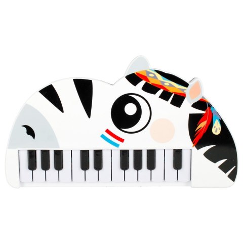 PIANINKO B/O ZEBRA 30X19X5 MC WB 36/72 MEGA CREATIVE