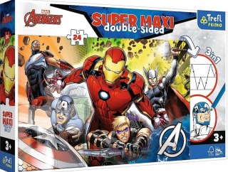 PUZZLE 24EL. SUPER MAXI SILNI AVENGERSI PUD TREFL 41007 TREF TREFL