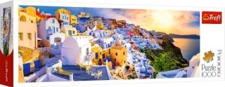 PUZZLE 1000EL. ZACHÓD NA SANTORINI PANORAMA TREFL 29054 TR TREFL