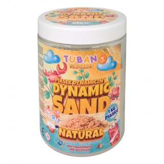 PIASEK DYNAMICZNY NATURALNY 1KG TBN SLOIK TUBAN