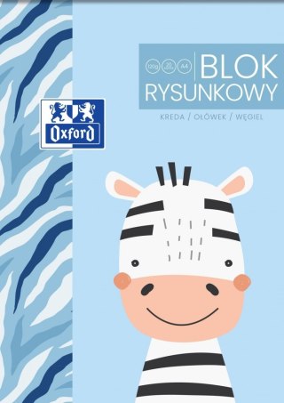 BLOK RYSUNKOWY OXFORD KIDS A4 20 KARTEK, BIAŁY HAMELIN