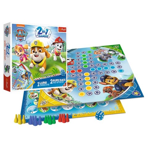 GRA 2W1 CHIŃCZYK/PSI WYŚCIG PAW PATROL TREFL 01896 TR