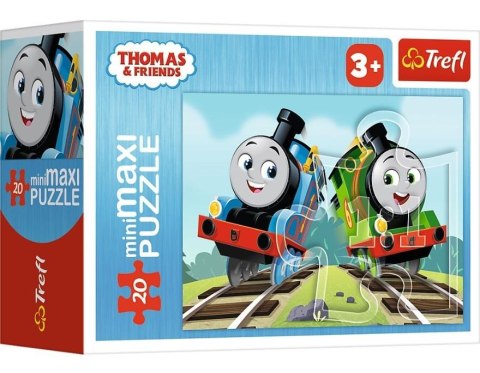 PUZZLE 20 ELEMENTÓW MINIMAXI Z TOMKIEM JEST WESOŁO TREFL 21150 TR TREFL