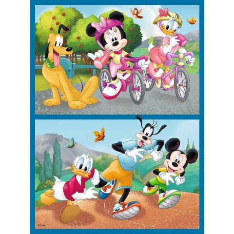 PUZZLE 2W1 MEMOS POZNAJ BOHATERÓW DISNEY TREFL 93344 TR TREFL