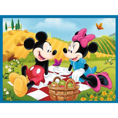 PUZZLE 2W1 MEMOS POZNAJ BOHATERÓW DISNEY TREFL 93344 TR TREFL