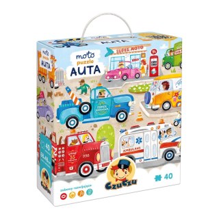 CZUCZU MOTO PUZZLE AUTA 40EL BRIGHT JUNIOR MEDIA