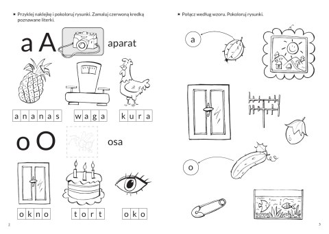 KSIĄŻECZKA EDU. A4 NAUKA CZYTANIA NAKLEJKI SKRZAT 156900