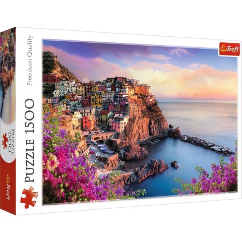 PUZZLE 1500 ELEMENTÓW WIDOK NA MANAROLA TREFL 26137