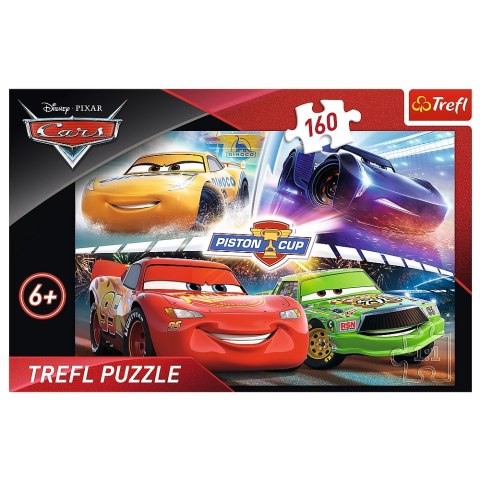 PUZZLE 160 ELEMENTÓW ZWYCIĘSKI WYŚCIG CARS 3 TREFL 15356