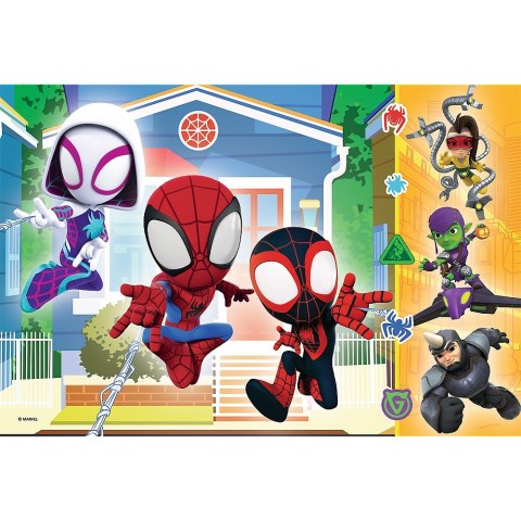 PUZZLE 24 ELEMENTY MAXI W ŚWIECIE SPIDEY EGO PUD TREFL 17371 TREF