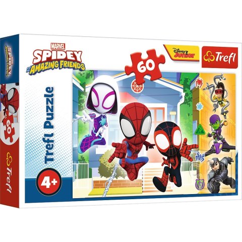 PUZZLE 24 ELEMENTY MAXI W ŚWIECIE SPIDEY EGO PUD TREFL 17371 TREF