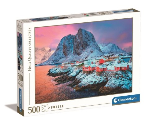 PUZZLE 500 ELEMENTÓW HAMNOY VILLAGE CLEMENTONI 35144 CLEMENTONI