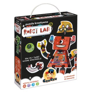 PUZZLE KREATYWNE ROBOT LAB CZUCZU BRIGHT JUNIOR MEDIA