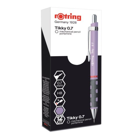 ROTRING TIKKY OŁÓWEK AUTOMATYCZNY 0.7 LILA 2189066 ROTRING