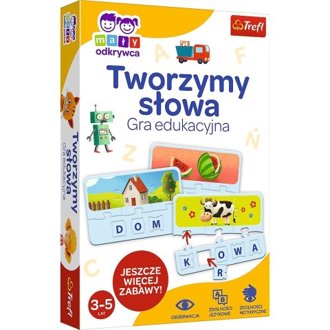 GRA EDUKACYJNA MAŁY ODKRYWCA TWORZYMY SŁOWA TREFL 01950 TR