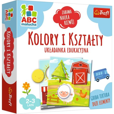 GRA KOLORY I KSZTAŁTY ABC MALUCHA TREFL 01939