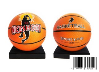 PIŁKA DO KOSZA SKETBALL POMARAŃCZOWA MIDEX RBKC7144H1 TOYS