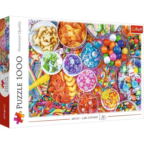 PUZZLE 1000EL WYŚMIENITE SŁODKOŚCI PUD TREFL 10713 TR