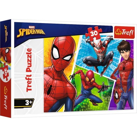 PUZZLE 30 ELEMENTÓW SPIDER-MAN TREFL 18242 TREF