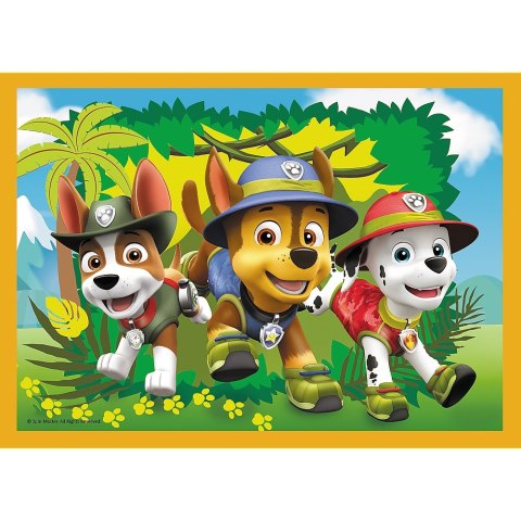 PUZZLE 4W1 WAKACYJNY PSI PATROL PUD TREFL 34395