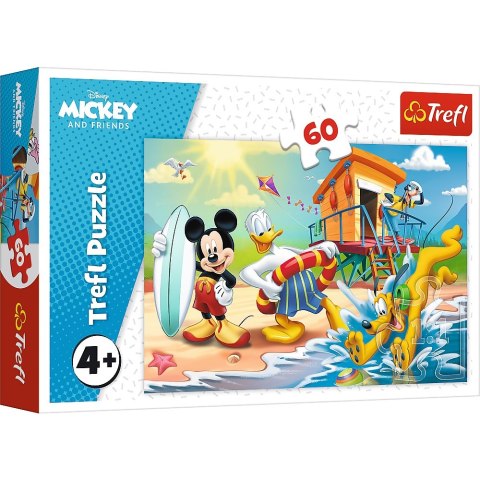 PUZZLE 60EL. CIEKAWY DZIEŃ MIKIEGO PUD TREFL 17359 TR