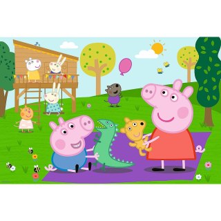 PUZZLE 60EL. PEPPA ZABAWY Z BRACISZKIEM PUD TREFL 50011 TREF TREFL