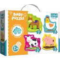 Zwierzątka na wsi - Puzzle Baby