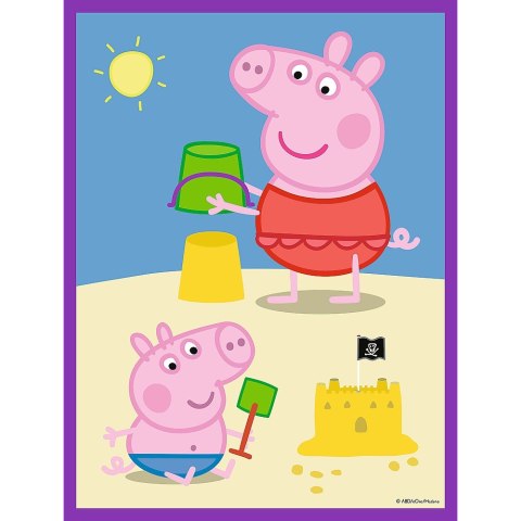 PUZZLE BABY MAXI 2X10EL. POGODNY DZIEŃ PEPPY TREFL 43001 TREF TREFL