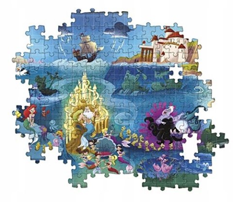 PUZZLE 1000 ELEMENTÓW MAPS MAŁA SYRENKA CLEMENTONI 39664 CLEMENTONI