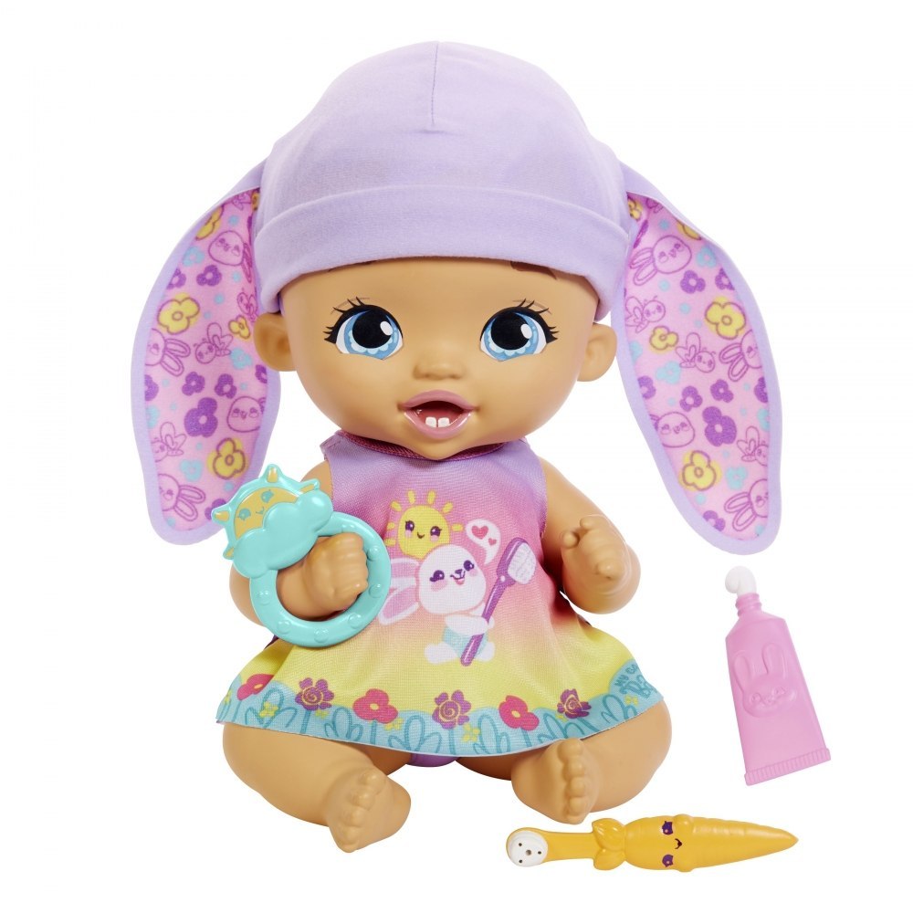 MY GARDEN BABY BOBASEK KROLIK MYJE ZEBY FIOLET MY GARDEN BABY BOBASEK KROLIK MYJE ZEBY FIOLET