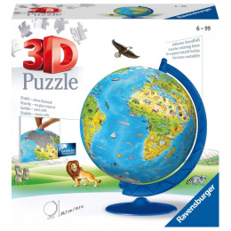 Globus po angielsku | Puzzle 3D 180el.