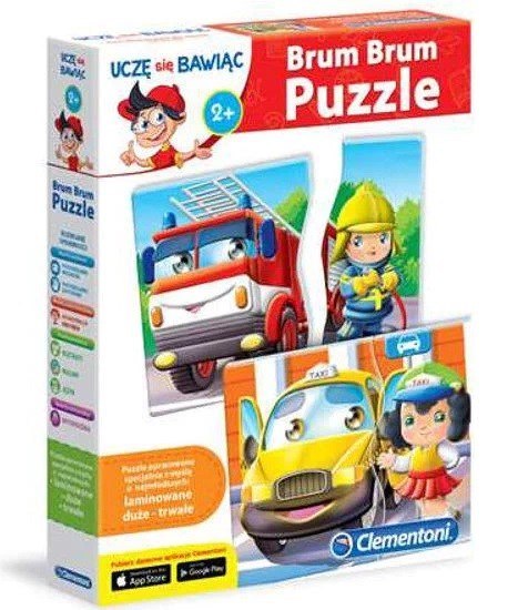 PUZZLE EDUKACYJNE POJAZDY I ZAWODY PUD CLEMENTONI 50765 CLM CLEMENTONI