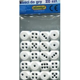 KOSCI DO GRY 20 SZTUK ADAMIGO 6403