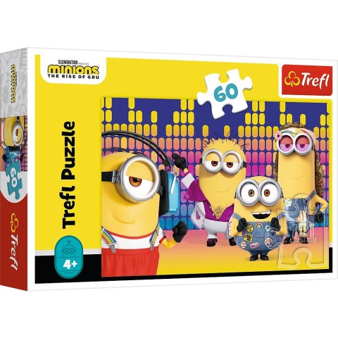 PUZZLE 60 ELEMENTÓW MINIONKI ROZRABIAJĄ TREFL 17346 TR