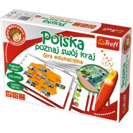 Polska - Poznaj swój kraj - Gra edukacyjna - Seria Mały Odkrywca | Trefl 01606