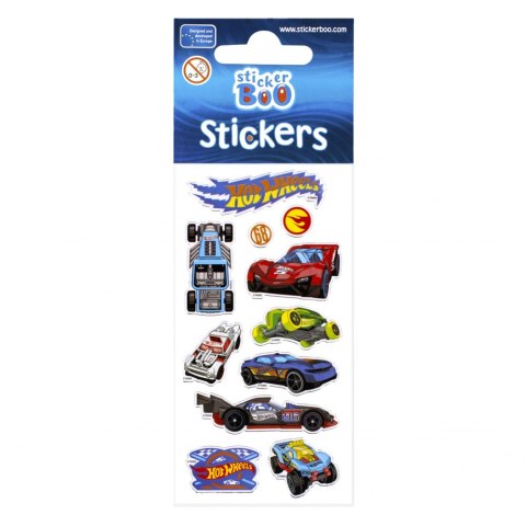 NAKLEJKA 6X18 CM SILVER HOT WHEELS STICKER BOO 262434